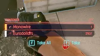 Cyberpunk 2077 - Free Legendary Monowire Location (Legendary Cyberware)