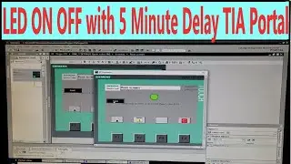 PLC Lesson 2 | TIA Portal LED Blink program | PLC LED Blink Program | PLC Programming | IET