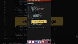 Install and Remove Package using PHP Composer #shorts #short #viral #youtubeshorts