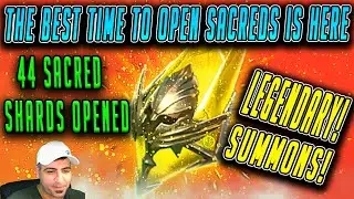 HUGE DOUBLE CHANCE SACRED SHARD SUMMONS! RAID SHADOW LEGENDS