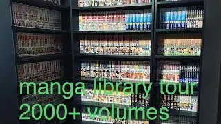 Manga Collection Library Tour Spring 2020, 2100+ Volumes!
