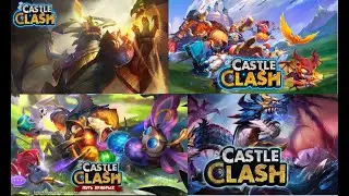 Демон охотник. Продолжаем прокачивать. Битва замков. Castle Clash.