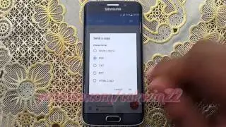 Google Docs : How to Send file as PDF Format on Android Phone