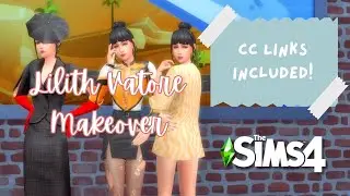 The Sims 4 CAS: I gave Lilith Vatore a Makeover // CC Links Included!