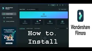 How to Install Filmora  version | Wondershare Filmora installation process video editing softwear