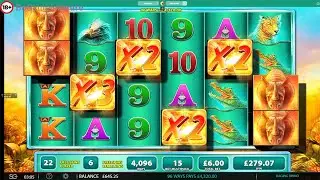 Raging Rhino Slot Bonus Pops Off On £6 bet Multis and Rhinos!