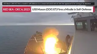 USS Mason (DDG 87) Fires a Missile in Self-Defense! #warfighters