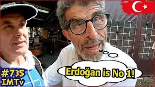 Turkish guy about Erdogan. Life of Roxy the Cat. Turkey Antalya
