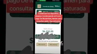 Ya están depositando Mes de Noviembre Jóvenes Construyendo el Futuro 