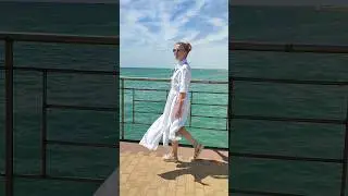Выгуляла это льняное платье на морской прогулке на Большой Утриш 🌊🌅 #секондхенд #одеждазакопейки
