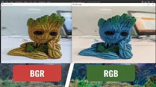 7. Converting the BGR color format of an image to RGB color format using Open CV and Python