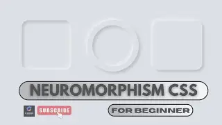 How To Make Neumorphism Button Using HTML And CSS | Neomorphism Style Web Design|
