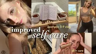 SELF CARE ROUTINE🛁 aesthetic vlog, ideas for improving mental health, AMIRO facial