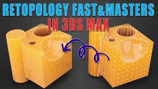 Topology Hard Surface: Good Retopology And Subdivide In Hard Surface In 3ds Max #2 || N°_196