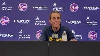 Caitlin Clark on Indiana Fever clinching WNBA playoffs spot after shaky start to season