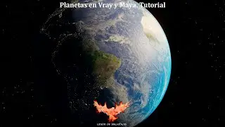 Cómo crear planetas en Maya y V-ray/ Planets in Maya and V-ray