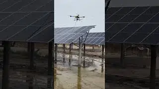 JT20 high pressure drone with water hose 3000psi pump clean solar panel #cleaningdrone  #drone