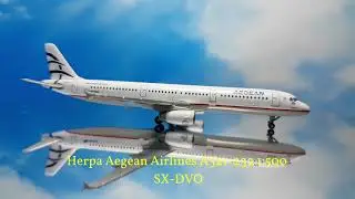 ✈ Herpa Wings, Aegean Airlines, A321-232, SX-DVO, 1:500 ✈