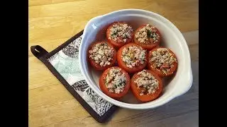 Помидоры, запеченные с ветчиной и  сыром 🔴Классная идея ужина🔴