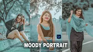 Portrait Aqua Lightroom Presets Tutorial || Lightroom Photo Editing || Adobe Lightroom Presets Free