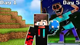 Minecraft But After A Day Curse | GamerBhai