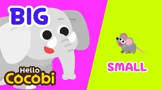 Opposite Word for Kids | The Elephant and the Mouse | Animal Song & Nursery Rhymes | Hello Cocobi