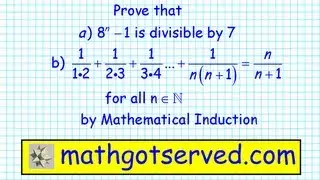 # 4 Mathematical Induction 1/(1x2)+1/(2X3)+...+1/n(n+1)=n/(n+1) induccion matematicas mathgotserved