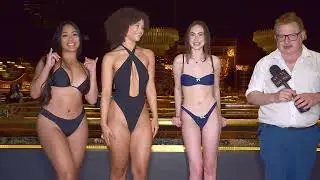 Models Tiani, Tiffany and Kyla at the ArtHeartsFashion Las Vegas Swim Week Casting