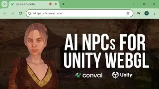 Smart AI NPCs For Virtual Worlds Running in Your Web Browser | Convai Unity WebGL Tutorial