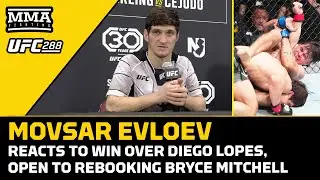 Movsar Evloev Willing to Rebook Bryce Mitchell Fight | UFC 288 | MMA Fighting
