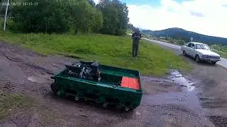 БПГВ-гусеничный дрон, увеличение скорости- испытания