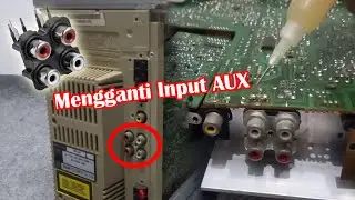Cara Mengganti Soket RCA 4 Pin Input AUX Tape Samsung MM VB7