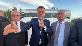 Ekrem İmamoğlu'na Erzurum'da Saldırı Video