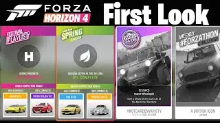 Forza Horizon 4 Spring First Look Cars, Events, Tune Codes, BluePrints