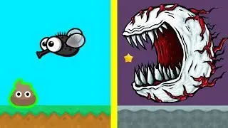 COSMIC ANGRY EYE EVOLUTION! - FlyOrDie.io