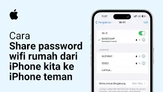 Cara Share Password Wifi Rumah dari iPhone Kita ke iPhone Temen | Jawab Pertanyaan @renatahu2878