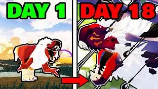 I Survived 20 Days as the TREX of Creatures of Sonaria