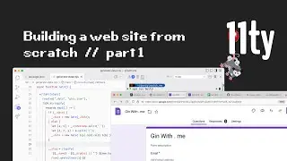 Building a web site with 11ty & google spreadsheets: ginwith.me 1/x