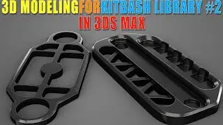 Topology Hard Surface: plane for Kitbash Library Modeling In 3ds Max #27 || N°_263