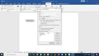 How To Create Drop Down List in Microsoft Word ?