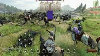 Mount & Blade II  Bannerlord  SVAROG БИТВА Стена щитов из конницы