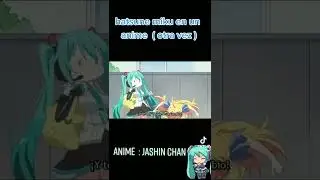 Jashin-chan Dropkick X Hatsune Miku Scene