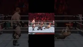 Sheamus and Drew kicks Kevin and Sami WWE 2K22