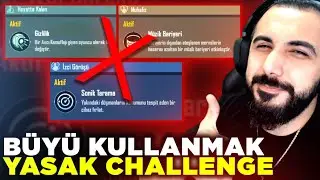 DÜNYA'DA İLK!! BÜYÜ KULLANMADAN 1. OLMA CHALLENGE!! | PUBG MOBILE