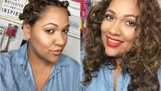Heatless Curls Tutorial | Rizos sin Calor | Spiral curls
