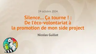 [Mobile] De l'éco-volontariat à la promotion de mon side project en Australie