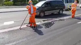 Дороги моют порошком перед приездом Назарбаева и Путина в Актау
