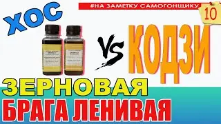 Зерновая ЛЕНИВАЯ брага. Ячменно-ржаной дистиллят легко! Сравнение ХОС на ферментах и дрожжей кодзи.