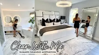 CLEAN WITH ME | REAL-LIFE CLEANING MOTIVATION | GETTING HOUSE READY FOR SUMMER 2022
