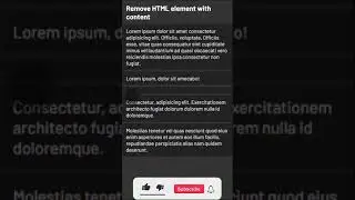 CSS: Remove empty HTML element | 